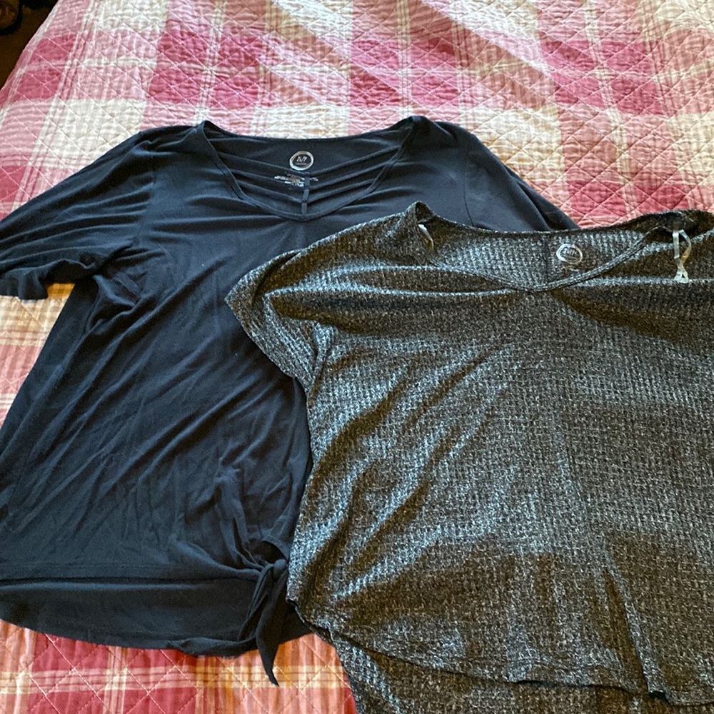 Maurice’s black top bundle- (2) size xl